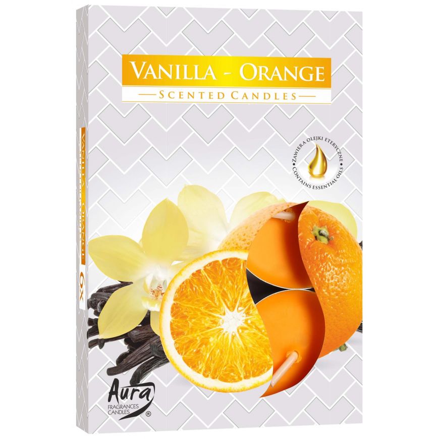 SVIJEĆA BISPOL 6/1 VANILLA- ORANGE