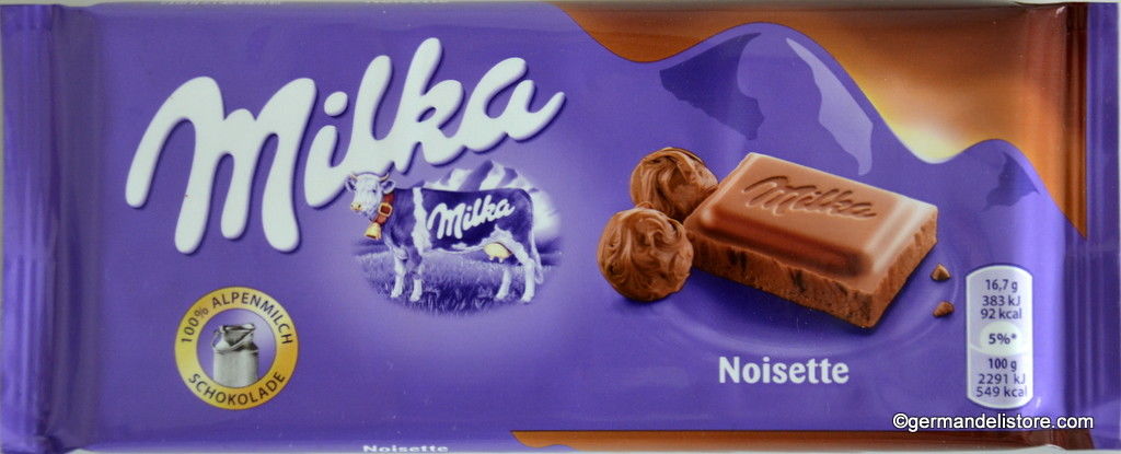 ČOKOLADA MILKA 100G NOISETTE